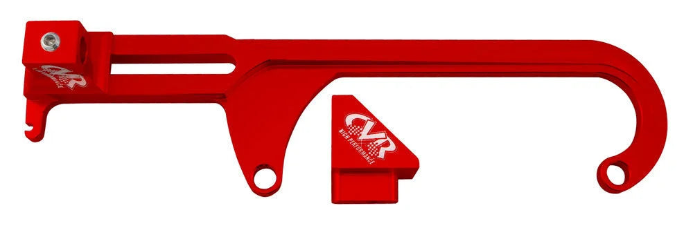 CVR Performance 4500 Throttle Cable Brkt GM & Morse - Red 64500R