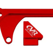 Load image into Gallery viewer, CVR Performance 4500 Throttle Cable Brkt GM &amp; Morse - Red 64500R