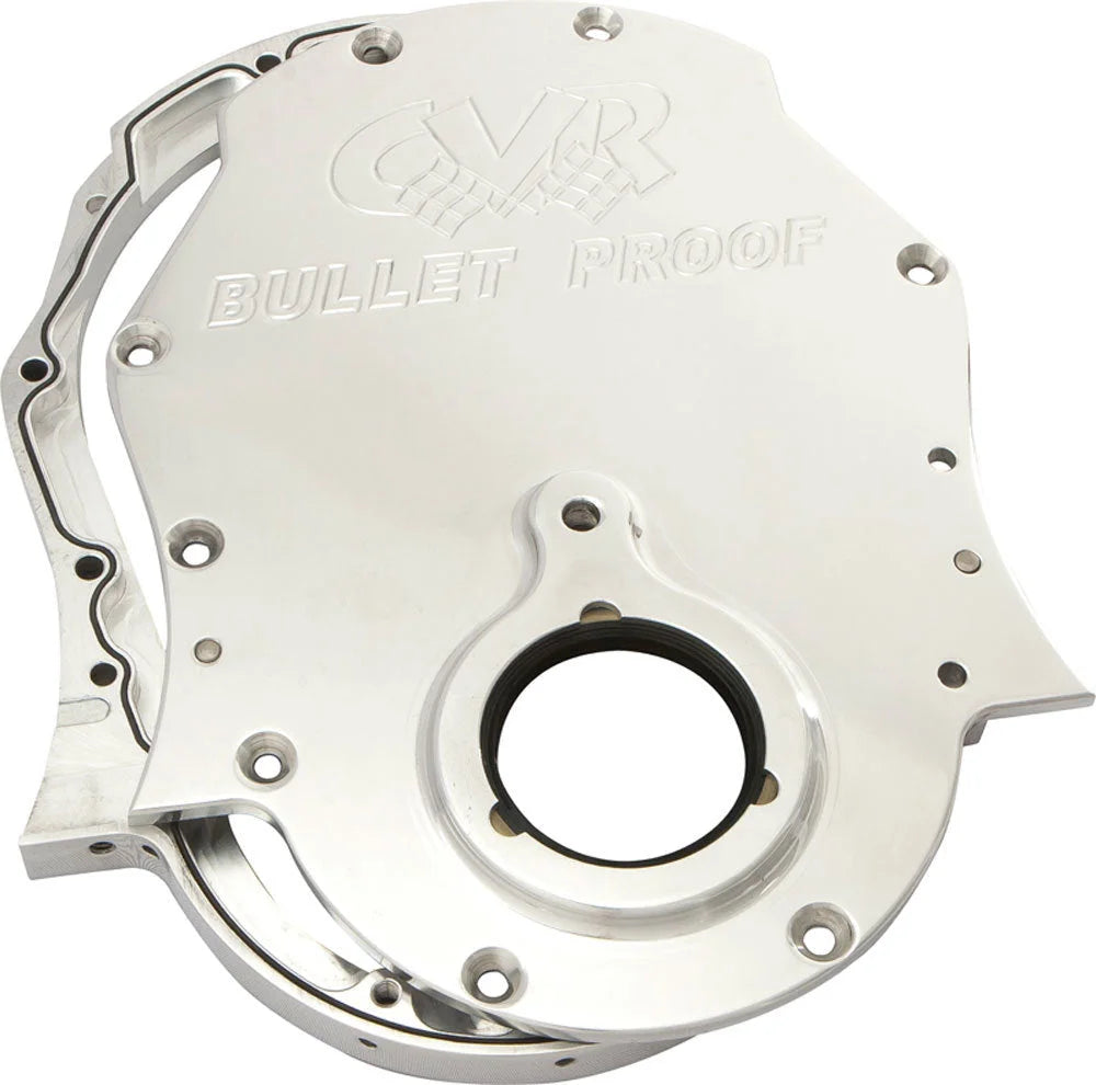 CVR Performance BBC Billet Timing Cover 2-Piece - Polished TC2454CL