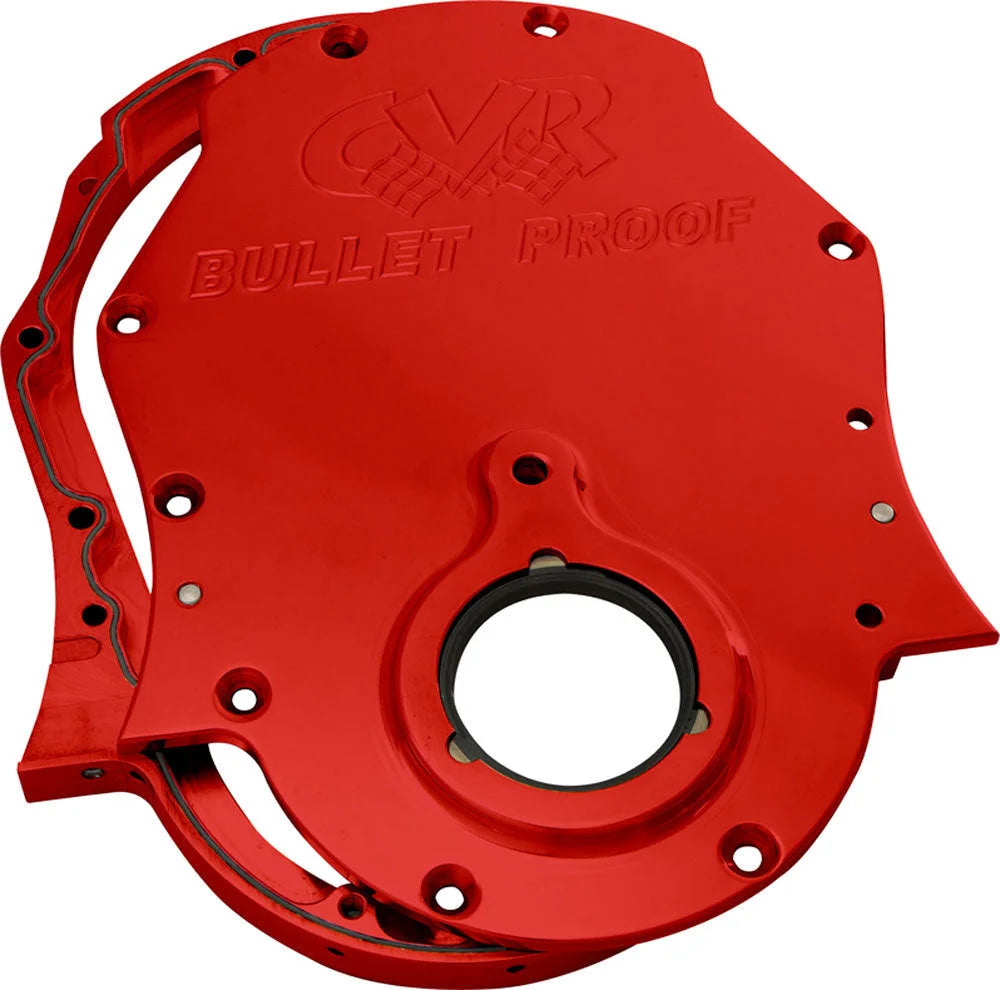 CVR Performance BBC Billet Timing Cover 2-Piece Red TC2454R