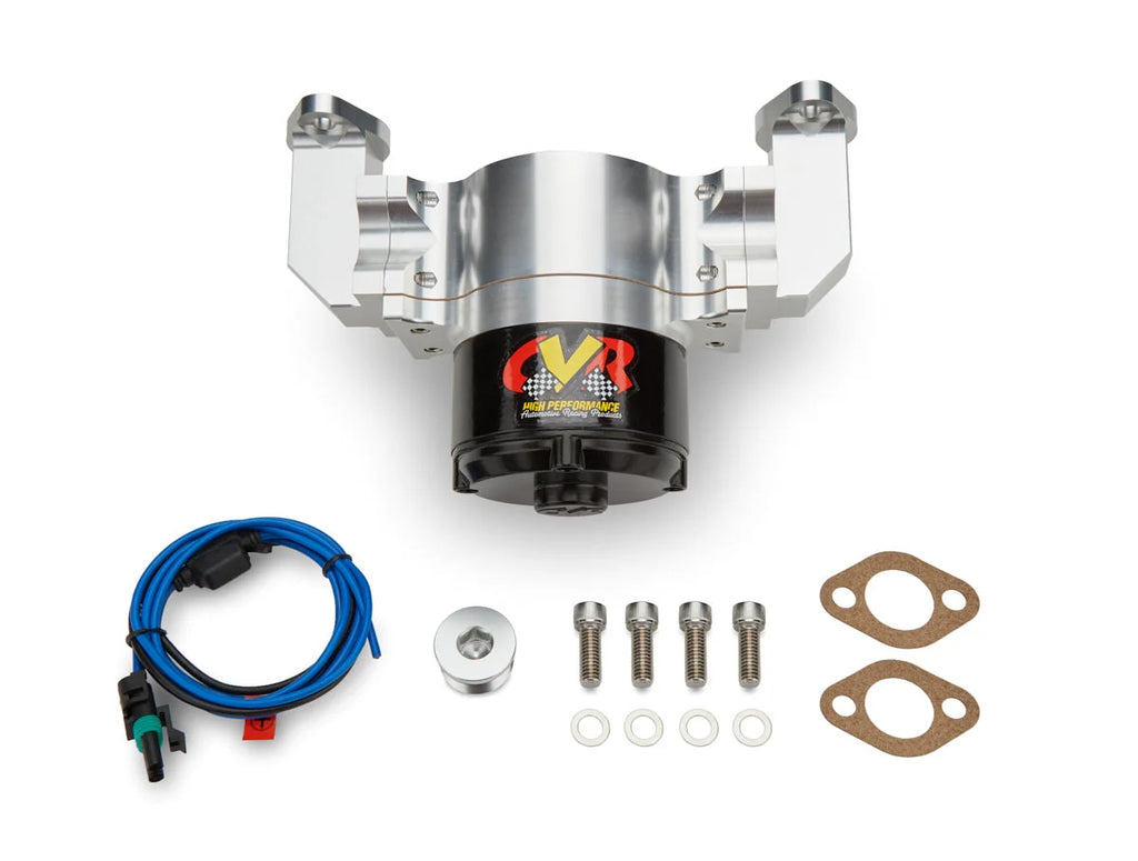 CVR Performance SBC Billet Alum Electric Water Pump Clear 8550CL