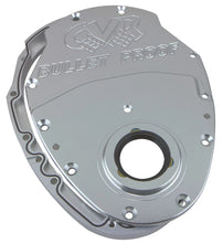 Load image into Gallery viewer, CVR Performance SBC Billet Timing Cover 2-Piece - Clear Anodized TC2350CL