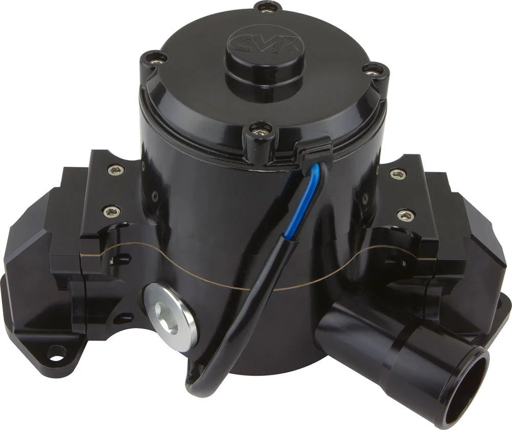 CVR Performance SBF Billet Alum Electric Water Pump Black 8502BK