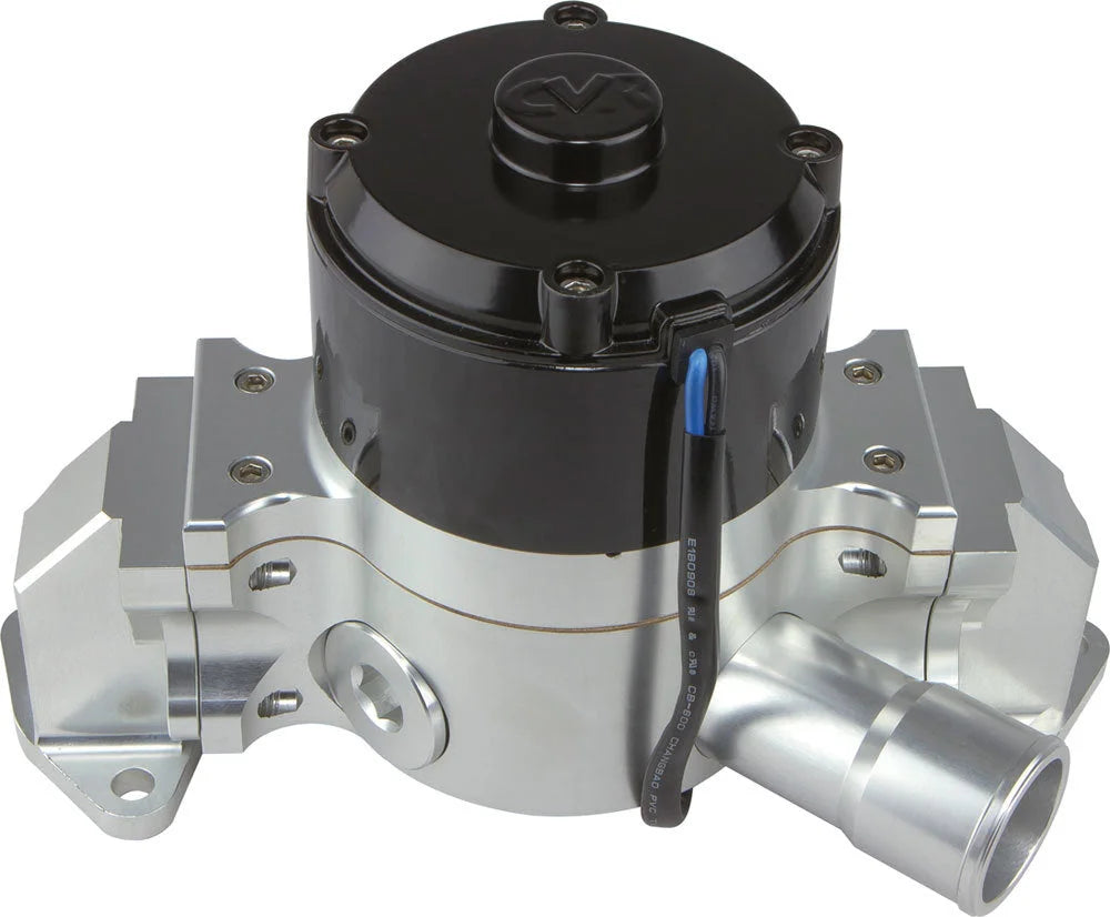 CVR Performance SBF Billet Alum Electric Water Pump Clear 8502CL