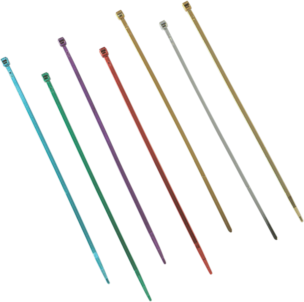 Cable Tie - 7" - Chrome - 10-Pack DragSpecialties 10-6010C-10-HC3 - Main Product View