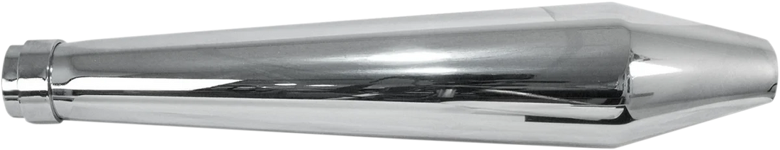 Cafe Muffler - Flat Black - Side View