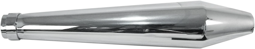Cafe Muffler - Flat Black - Side View