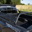 Load image into Gallery viewer, Cali Raised 05-23 Toyota Tacoma Overland Bed Bars - 11 Bars Molle Panel Powder Coat Finish
