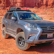 Load image into Gallery viewer, Cali Raised 10-22 Lexus GX 460 Low Profile LED Ditch Light Brackets Kit - 2 3.5 In Round Cannon Pod