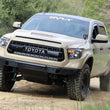 Load image into Gallery viewer, Cali Raised 14-21 Toyota Tundra 42 Hidden Grille Curved Led Light Bar Brackets Kit - No One Light B