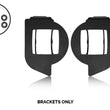 Load image into Gallery viewer, Cali Raised 14-24 Toyota 4Runner Led Fog Light Pod Replacements Brackets Kit - Brackets Only