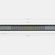 Load image into Gallery viewer, Cali Raised 16-23 Tacoma Stealth Bumper Second 32In Light Bar With Relocation Mounts - Spot
