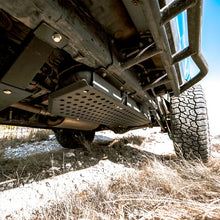 Load image into Gallery viewer, Cali Raised 16-24 4Runner Fuel Tank Skid Plate - Aluminum / Raw