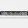 Load image into Gallery viewer, Cali Raised 22 Dual Row 5D Optic Osram Led Bar - Combo