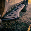 Load image into Gallery viewer, Cali Raised 95-23 Toyota Tacoma Step Ed Rock Sliders - Double Cab Long Bed Weno Kick Out/BedLiner