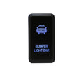 Load image into Gallery viewer, Cali Raised Tall Style Toyota Oem Style Bumper Light Bar Switch - Blue