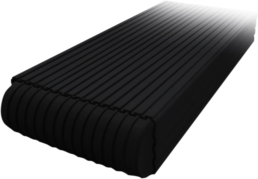 Caliber Bunk Wrap - 16" x 2" x 24" - Black 23050-BK - Back View
