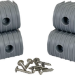 Load image into Gallery viewer, Caliber BunkWrap Endcap - 2"x4" - Gray - 4 Pack 23051 - Main Product View