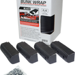 Load image into Gallery viewer, Caliber BunkWrap Endcap - 2"x6" - Black - 4 Pack 23053-BK - Back View