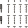 Load image into Gallery viewer, Caliber BunkWrap Endcap - 2"x6" - Gray - 4 Pack 23053 - Back View