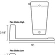Load image into Gallery viewer, Caliber P/M FLEX GLIDES LOW - Back View