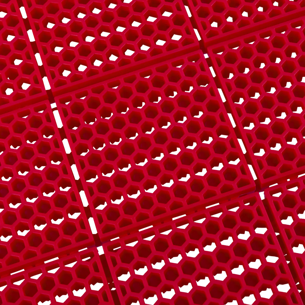 Caliber ProTech Smooth Flooring - Red - 24 pcs 13612-2 - Side View