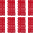 Load image into Gallery viewer, Caliber ProTech Smooth Flooring - Red - 24 pcs 13612-2 - Back View
