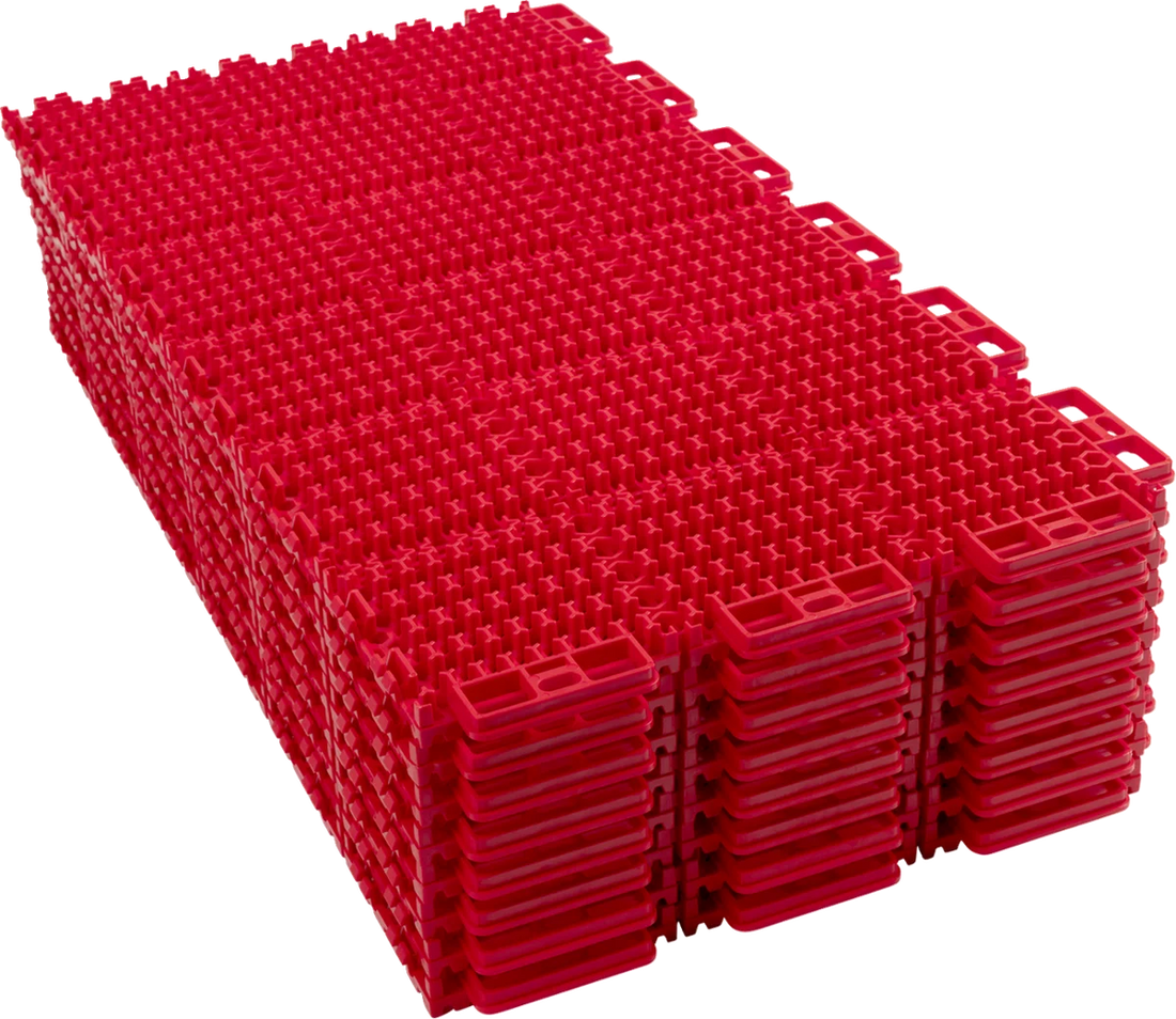Caliber ProTech XT Flooring - Red - 8 pcs 13611-2 - Side View
