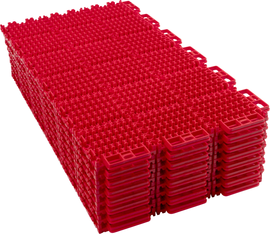 Caliber ProTech XT Flooring - Red - 8 pcs 13611-2 - Side View