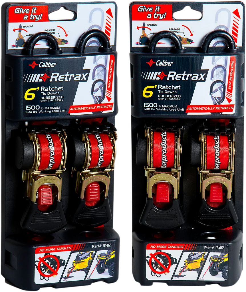 Caliber RETRAX 6' SELF REWIND TIE 13412 - Main Product View
