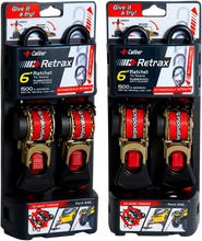 Load image into Gallery viewer, Caliber RETRAX 6' SELF REWIND TIE 13412 - Main Product View