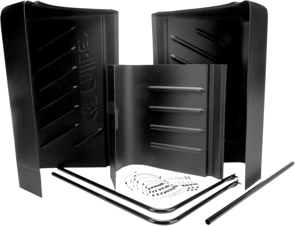 Caliber Series 3 Poly Shield - Black 13401 - Back View