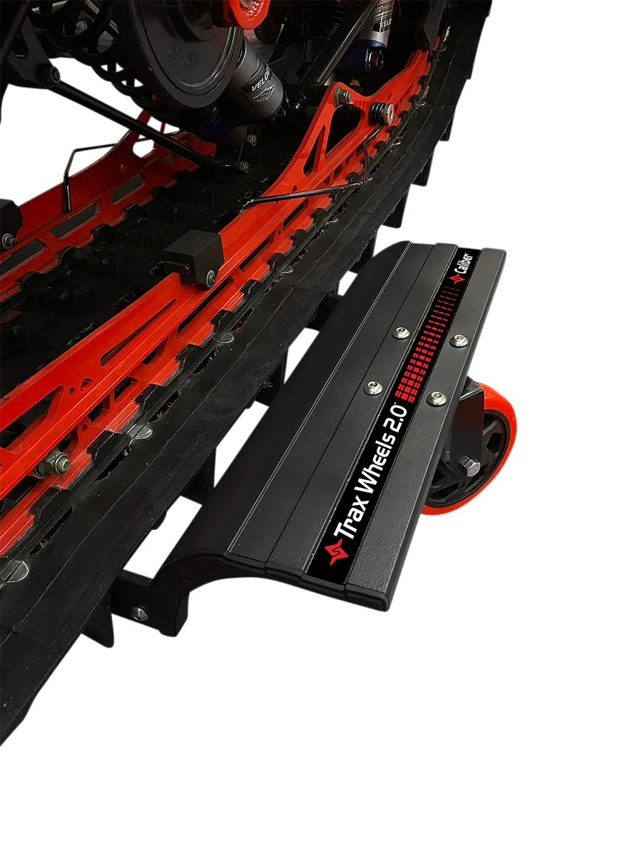 Caliber Wheels - Trax Wheels 2.0 - Sled/Snowbike - Adjustable 13395 - Back View