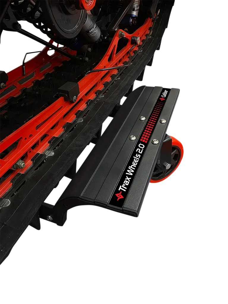 Caliber Wheels - Trax Wheels 2.0 - Sled/Snowbike - Adjustable 13395 - Back View