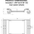 Load image into Gallery viewer, Caliber Wheels - Trax Wheels 2.0 - Sled/Snowbike - Adjustable 13395 - Additional View 5