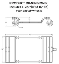 Load image into Gallery viewer, Caliber Wheels - Trax Wheels 2.0 - Sled/Snowbike - Adjustable 13395 - Additional View 5