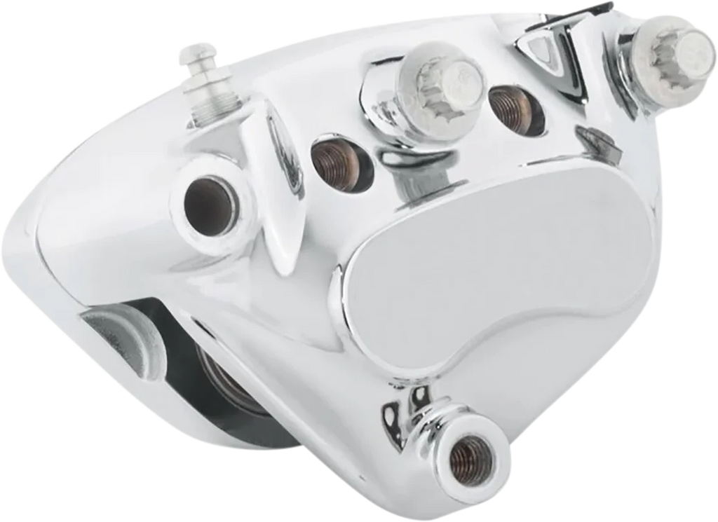 Caliper - Front - Chrome - '15-'22 ST DragSpecialties B16-0728 - Side View