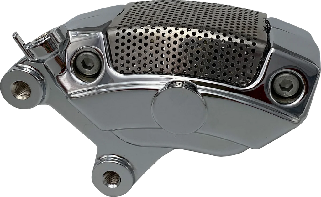 Caliper - Front Left - Chrome - '08-'23 Tour DragSpecialties B16-0730 - Main Product View