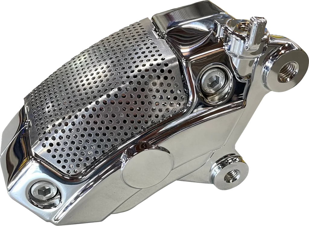 Caliper - Front/Rear - Chrome - '08-'23 Tour DragSpecialties B16-0731 - Main Product View