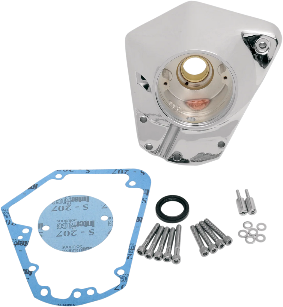 Cam Cover - Chrome - EVO Big Twin DragSpecialties 35-0025 - Main Product View