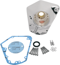 Load image into Gallery viewer, Cam Cover - Chrome - EVO Big Twin DragSpecialties 35-0025 - Main Product View