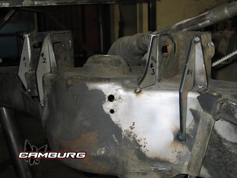 Camburg 01-12 Ford Ranger Edge/4wd Frame Gusset Kit - Side View