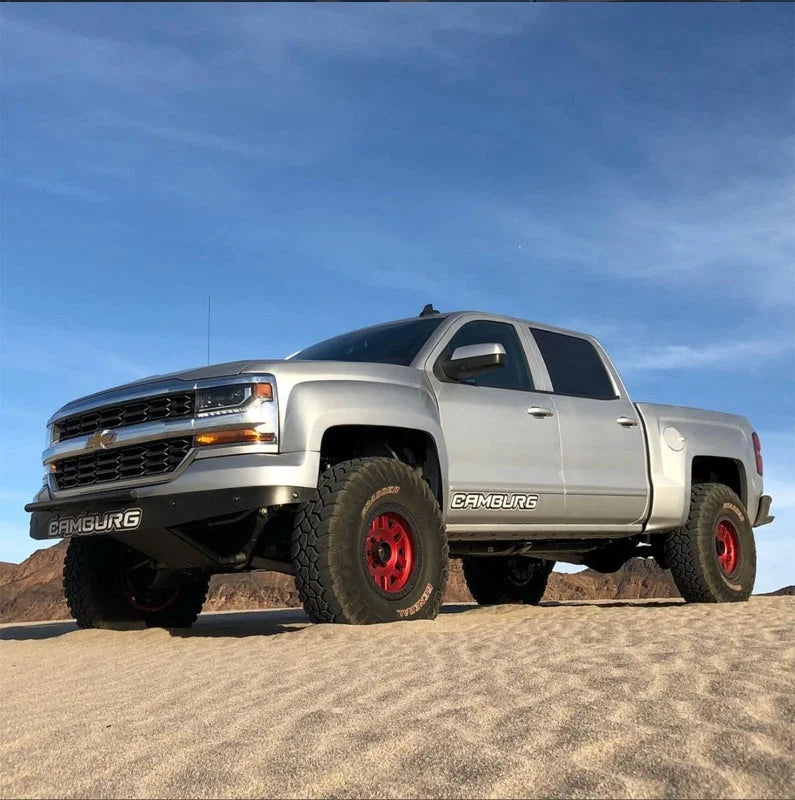 Camburg 07-18 Chevy/GMC 1500 2wd/4wd Performance L/T Front 3.0 Bypass Mount Kit - Side View