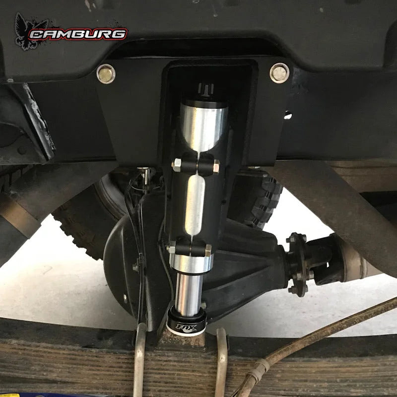 Camburg 07-21 Toyota Tundra 2wd/4wd Bolt-on Rear FOX 2.0 Bump Stop Mount Kit (S/O) - Installation View