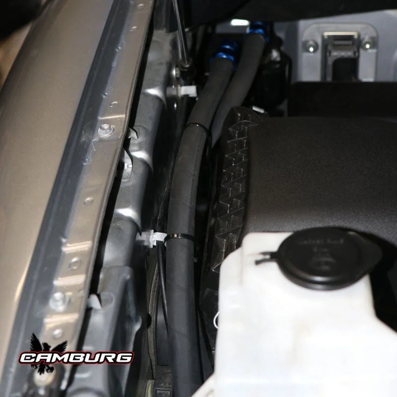 Camburg 07-21 Toyota Tundra Engine Breather Kit - Back View