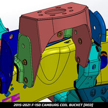 Load image into Gallery viewer, Camburg 15-21 Ford F-150 4wd Raptor Conversion Coil Bucket Kit - Installation View