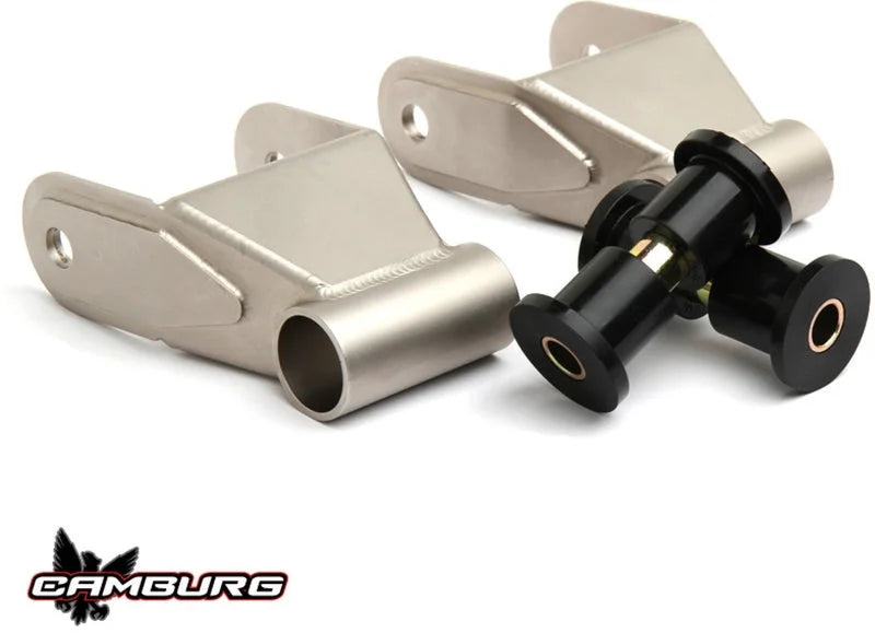 Camburg 17-20 Ford Raptor/ 15-24 F-150 TIG 4130 Shackles (1.5in. extended) - Side View