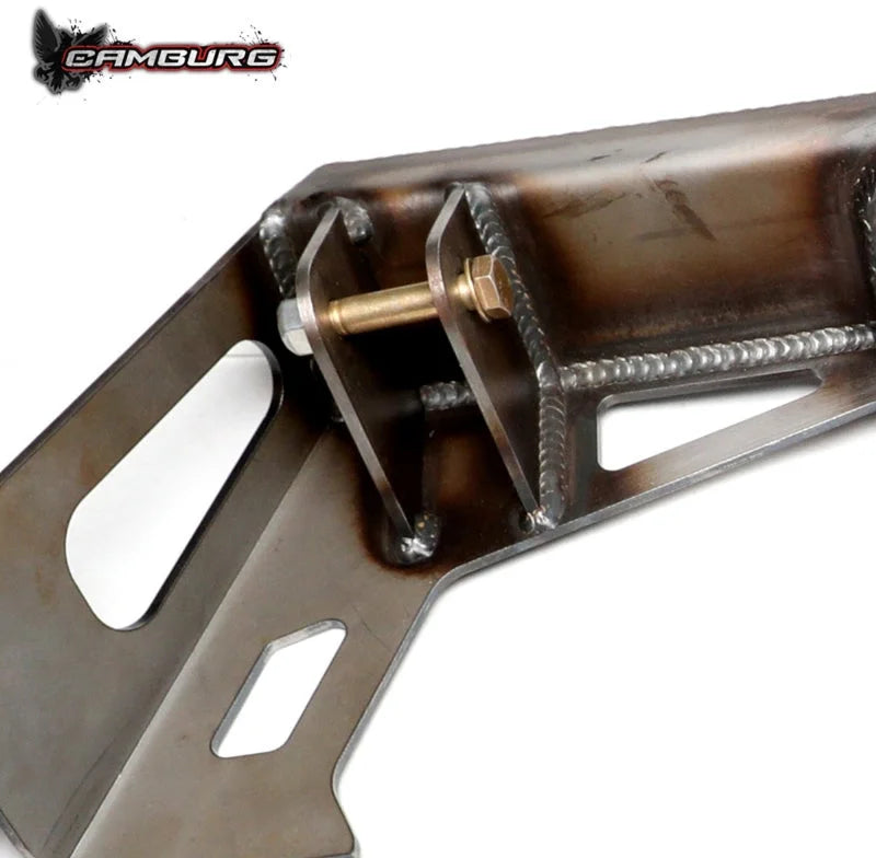 Camburg 17-23 Ford Raptor Performance L/T Front 3.5 Bypass Mount Kit - Back View