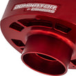 Load image into Gallery viewer, Camburg 19-24 Chevrolet Silverado 1500 2in. Front Spring Preload Spacer Kit (Red) - Installation View