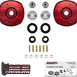 Load image into Gallery viewer, Camburg 19-24 Chevrolet Silverado 1500 2in. Front Spring Preload Spacer Kit (Red) - Additional View 8